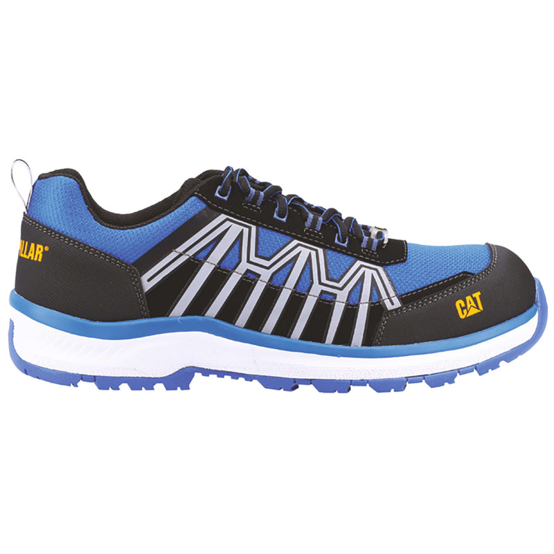 Chaussures De Sécurité Basses – Caterpillar Charge Bleu S3 HRO SRC – Microfibre & Maille – Sans Métal – Homme