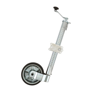 Roue jocket striee charge lourde de 48 mm de diamètre + bride