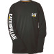Tee-Shirt Manches Longues – Caterpillar ML Banner Noir – 100% Coton – Confort Travail Extérieur