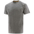 Tee-Shirt Manches Courtes – Caterpillar Essentials Gris – 60% Coton 40% Polyester – Léger & Confortable – Travail Extérieur