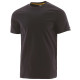 Tee-Shirt Manches Courtes – Caterpillar Essentials Noir – 60% Coton 40% Polyester – Léger & Confortable – Travail Extérieur