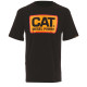 Tee-Shirt Manches Courtes – Caterpillar Diesel Power Noir – 100% Coton 200g – Coupe Droite – Confort Travail Extérieur