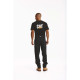 Tee-Shirt Manches Courtes – Caterpillar Trademark Noir – 100% Coton Jersey 200g – Résistant – Travail Extérieur