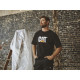 Tee-Shirt Manches Courtes – Caterpillar TM Logo Noir – 100% Coton Jersey 200g – Coupe Regular – Confort Travail Extérieur