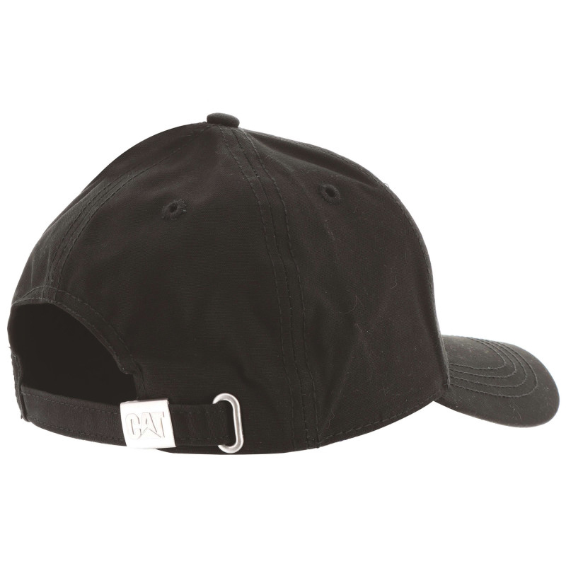 Casquette Baseball Ajustable – Caterpillar Trademark Noir – 100% Coton – Aérée – Protection Solaire Travail Extérieur