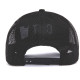 Casquette Baseball – Caterpillar Raised Logo Noir – Coton & Polyester Mesh – Ajustable – Confort Respirant