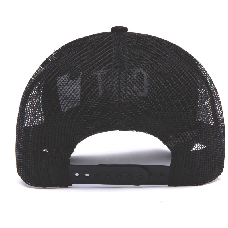 Casquette Baseball – Caterpillar Raised Logo Noir – Coton & Polyester Mesh – Ajustable – Confort Respirant