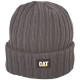 Bonnet Maille Côtelée – Caterpillar Rib Watch Gris – 100% Acrylique – Chaud & Confortable – Travail Hivernal