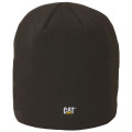 Bonnet Maille Côtelée – Caterpillar Logo Knit Noir – 100% Acrylique – Chaud & Ajustable – Travail Hivernal