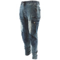 Jeans De Travail Baggy Slim – Caterpillar Dynamic Denim Bleu – 65% Coton – Taille Élastique & Cordon – Confort Durable