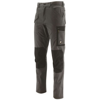 Pantalon Cargo De Travail – Caterpillar Essentials Gris – Slim – Renforts Cordura® – Multi-Poches – Confort Stretch