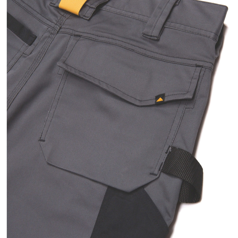 Pantalon Cargo De Travail – Caterpillar Essentials Gris – Slim – Renforts Cordura® – Multi-Poches – Confort Stretch