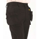 Pantalon De Travail Multi-Poches – Caterpillar Trades Noir – Denim Stretch – Coupe Slim – Confort & Résistance