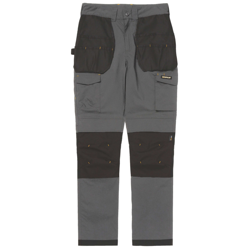 Pantalon De Travail Holster Slim – Caterpillar Nexus Holster Gris – Stretch Renforcé – Genoux Renforcés – Multi-Poches