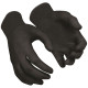 100 gants de protection nitrile noirs