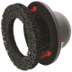 Brosse pour nettoyage de moyeux diam 150mm - Disque abrasif nylon - Fixation auto-aggripante