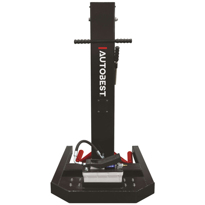 Colonne de levage mobile pneumatique 1,5 t - Ht maxi de levage 75cm - 5 hauteurs de travail sécurisées - 2 roues pivotantes