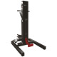 Colonne de levage mobile pneumatique 1,5 t - Ht maxi de levage 75cm - 5 hauteurs de travail sécurisées - 2 roues pivotantes