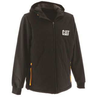 Blouson De Travail Noir – Caterpillar Tech Hybrid– Tissu Softshell & Doublure Micropolaire – Léger & Résistant
