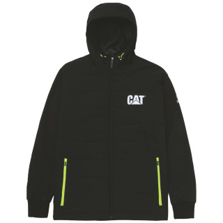 Blouson De Travail Noir – Caterpillar Tech Hybrid – Tissu Softshell & Doublure Micropolaire– Léger & Résistant
