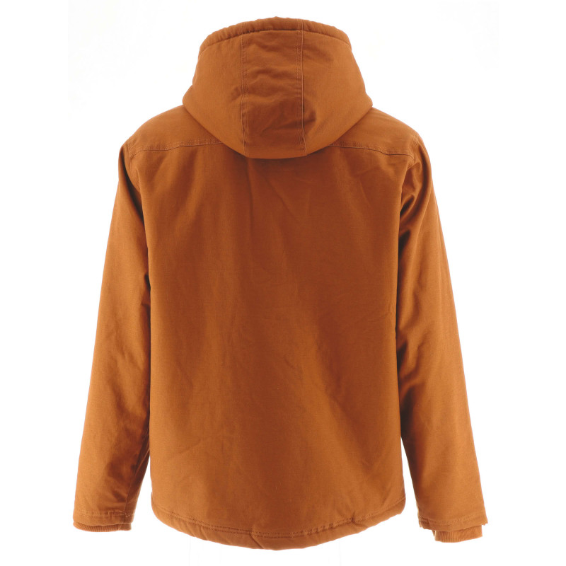 Veste De Travail Sherpa – Caterpillar Bronze – Intérieur Doublé Sherpa – Tissu Coton Canvas Résistant – Homme