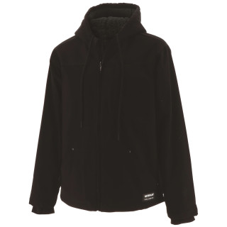 Veste De Travail Sherpa – Caterpillar Noire – Intérieur Doublé Sherpa – Tissu Coton Canvas Résistant – Homme