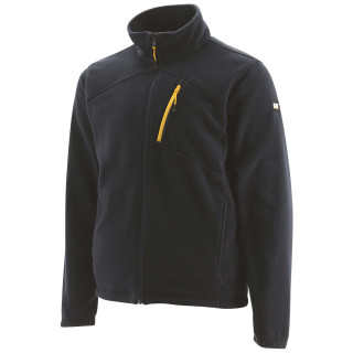 Veste Polaire Zippée – Caterpillar Noire – 100% Polyester – Anti-Boulochage – Homme