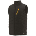 Gilet Matelassé Sans Manches – Caterpillar Noir – 100% Nylon Ripstop – Doublure Polyester – Chantiers & Outdoor – Homme
