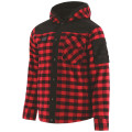 Surchemise De Travail Rouge – Caterpillar Sequoia – Doublure Polaire – Capuche Réglable – 100 % Coton – Homme