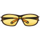 Lunettes De Protection – Caterpillar Tread Jaune – Classe 1 – Protection UV 99 % – Monture Nylon – Branches Réglables