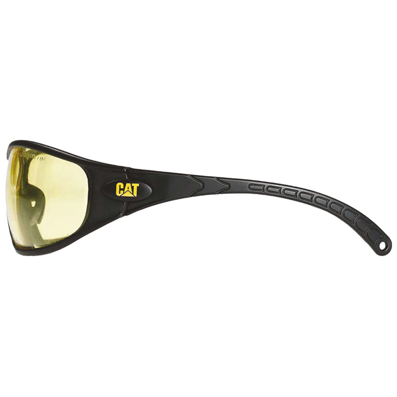 Lunettes De Protection – Caterpillar Tread Jaune – Classe 1 – Protection UV 99 % – Monture Nylon – Branches Réglables