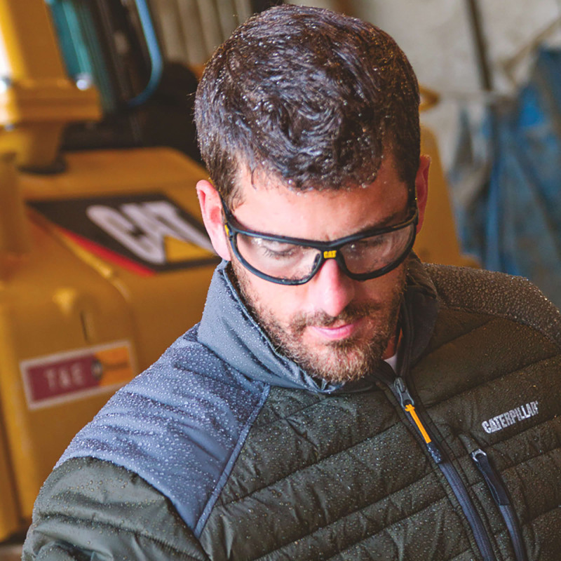 Lunettes De Protection – Caterpillar Tread Transparentes – Classe 1 – Protection UV 99 % – Monture Nylon