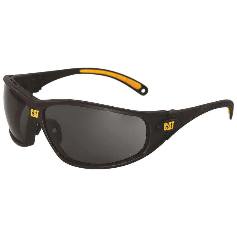 Lunettes De Protection – Caterpillar Tread Fumées – Classe 1– Protection UV 99 % – Monture Nylon
