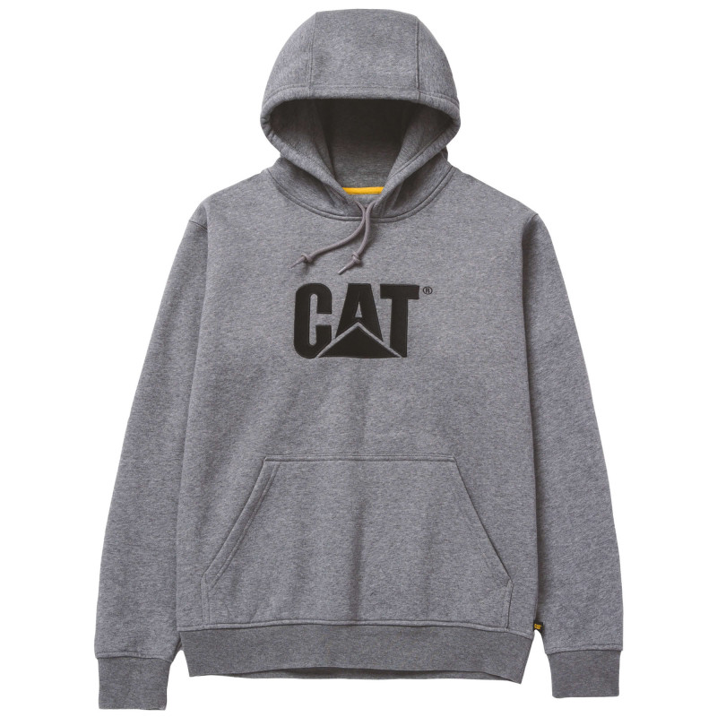 Sweat À Capuche De Travail – Caterpillar Trademark Gris – Coton/Polyester – Confort & Résistance