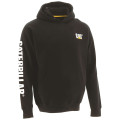 Sweatshirt À Capuche – Caterpillar Trademark Noir – 80 % Coton / 20 % Polyester – Poche Frontale