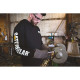 Sweatshirt À Capuche – Caterpillar Trademark Noir – 80 % Coton / 20 % Polyester – Poche Frontale