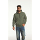 Sweatshirt À Capuche – Caterpillar Trademark Vert Marshland – 80 % Coton / 20 % Polyester – Poche Frontale