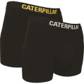 Boxers Noirs – Caterpillar – Sous-Vêtements Homme – 95% Coton 5% Élasthanne – Certifiés OEKO-TEX – Confort Étendu