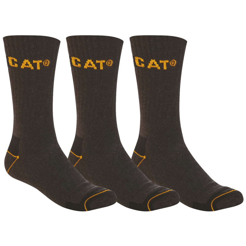Chaussettes De Travail Grises – Caterpillar Workwear Socks – Confort & Résistance – Coton Polyester