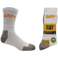 Chaussettes De Travail Blanches – Caterpillar Real Work Socks – Renforcées – Grand Confort – Homme - T.41-45