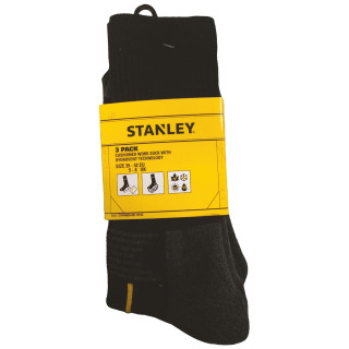 Lot de 3 Paires de Chaussettes Noires Stanley – Confort et durabilité pour un usage quotidien