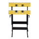 Établi étau portable - Plateau bois - 4 butées amovibles - Pliable - Gradué