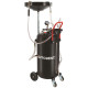 Récupérateur d'huile par gravité et aspiration 90l - 3 tubes d'aspiration nylon - 2 tubes inox