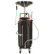 Récupérateur d'huile par gravité et aspiration 90l - 3 tubes d'aspiration nylon - 2 tubes inox