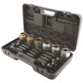 Coffret de montage démontage silent bloc - 26 pièces - 4 tiges de pression - Douilles de pression - Plaques d'appui et pression