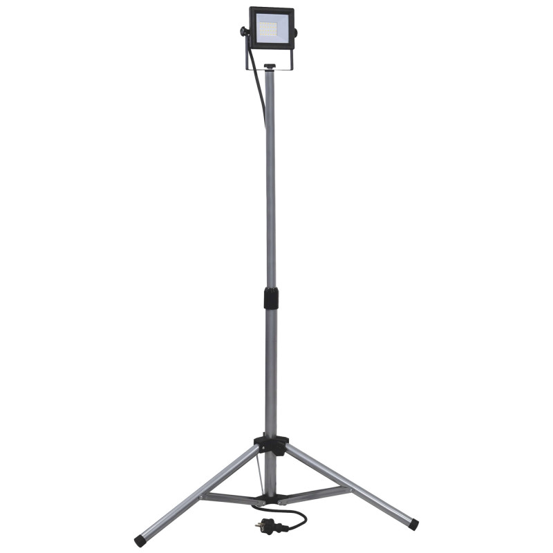 Projecteur LED de Chantier 20W GEFOM – 1600 Lumens – Sur Trépied Orientable – IP65 – Corps Aluminium