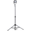 Projecteur LED de Chantier 20W GEFOM – 1600 Lumens – Sur Trépied Orientable – IP65 – Corps Aluminium