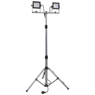 Projecteur LED Professionnel 2x20W GEFOM – Éclairage Puissant 3200 Lumens – Trépied Orientable – 25 000h