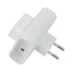Triplite 3x6A Latérale GEFOLEC – Triple Prise Compacte – 230V – Couleur Blanche – Sécurité et Praticité