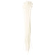 Lot de 10 Colliers de Serrage 8x250 mm – GEFOM – Nylon Blanc – Résistants et Polyvalents
